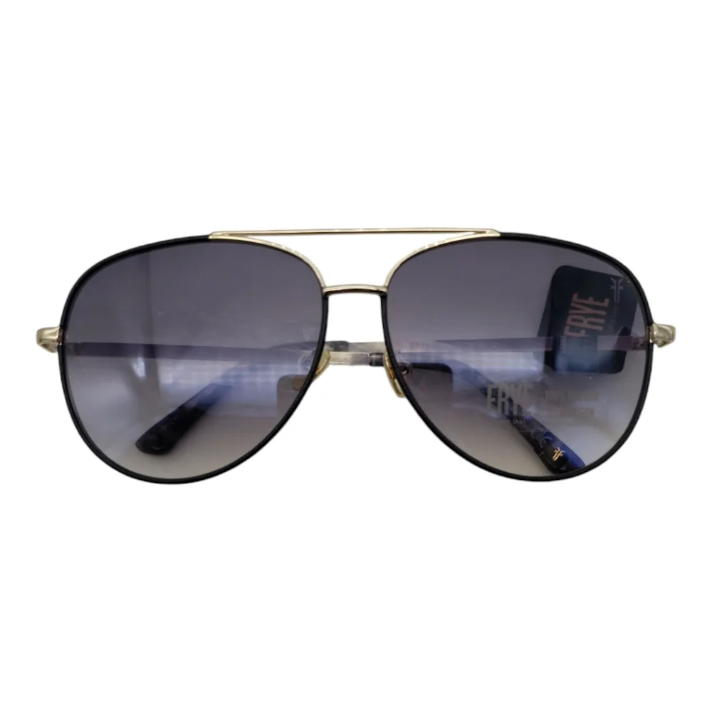 Frye NWT Aviator Sunglasses Gold & Hombre Gradient Black Tortoise